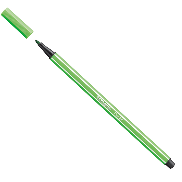 MD_51865 Pennarello Pen 68 - verde foglia 43 - Stabilo - immagine 1