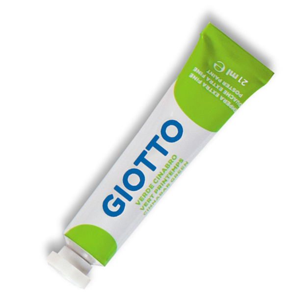 MD_51890 Tempera Tubo 7 - 21ml - verde cinabro - Giotto - immagine 1