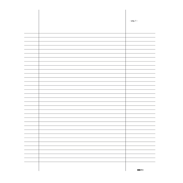 MD_51915 Registro libro soci - 31 x 24,5cm - 92pg - numerate - Edipro - immagine 1
