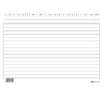 Schede in cartoncino rigate - 15 x 21 cm orizzontale - Edipro - conf. 100 pezzi