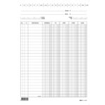 Schede - dare/avere/saldo/iva - 24x17 cm (verticale) - Edipro - conf. 100 pezzi