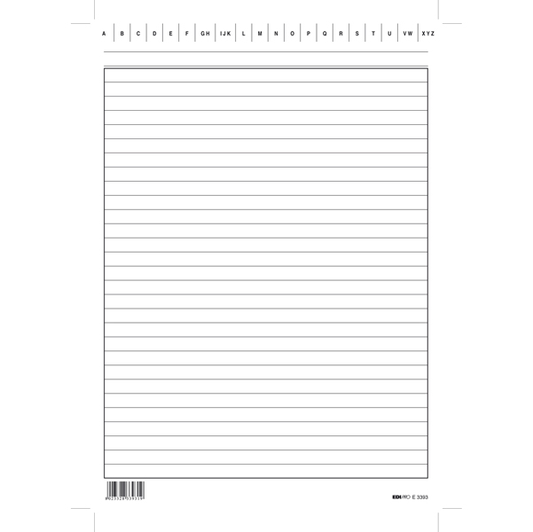 MD_53103 Schede in cartoncino rigate - 24 x 17 cm verticale - Edipro - conf. 100 pezzi - immagine 1