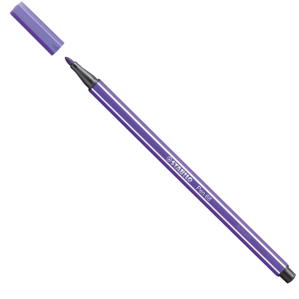 MD_53168 Pennarello Pen 68 - viola 55 - Stabilo - immagine 1