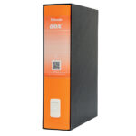 Registratore Dox 2 - dorso 8 cm - protocollo 23 x 34 cm - arancione - Esselte Dox