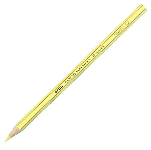 MD_54113 Pastello Supermina - mina 4 mm - giallo limone 02 - Giotto - immagine 1
