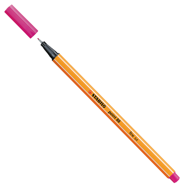 MD_55520 Fineliner Point 88 - tratto 0,4 mm - rosa 56 - Stabilo - immagine 1