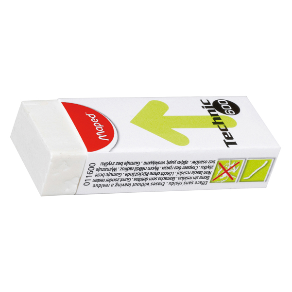 MD_55564 Gomma Technic 600 - 60x21x12mm - bianca - Maped - immagine 1