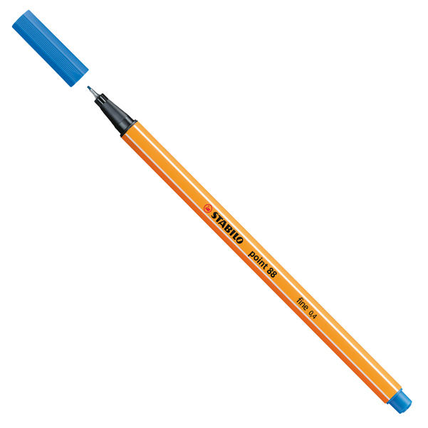 MD_56421 Fineliner Point 88 - tratto 0,4 mm - blu oltremare 32 - Stabilo - immagine 1