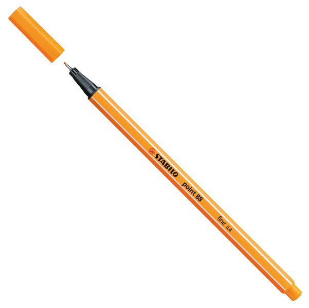MD_56424 Fineliner Point 88 - tratto 0,4 mm - arancio 54 - Stabilo - immagine 1