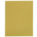 Separatori - cartoncino Manilla 200 gr - 22x30 cm - giallo - Cartotecnica del Garda - conf. 200 pezzi