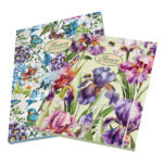 Cartella 3 lembi con elastico Nature Flowers - A4 - dorso piatto - fantasie assortite - Pigna