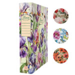 Cartella progetti Nature Flowers - 26 x 34 cm - dorso 7 cm - con elastico - Pigna