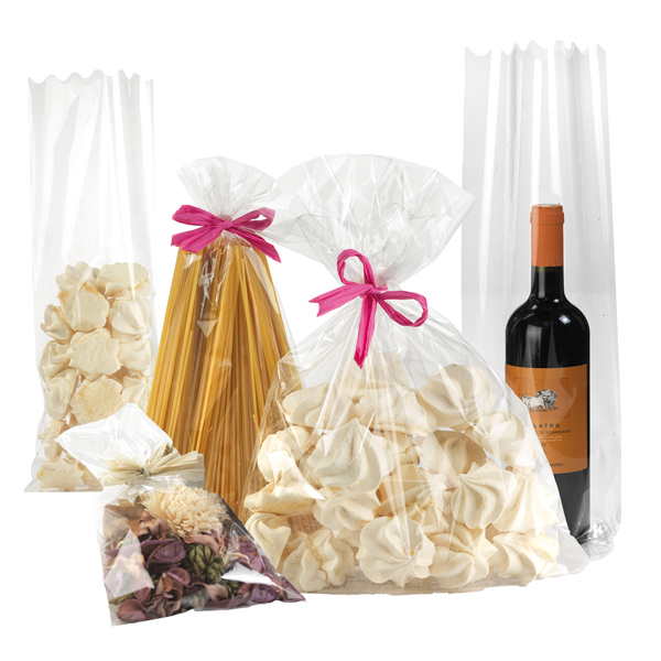 MD_57057 Busta regalo Crystal - 10 x 20 cm - 30 micron - trasparente - PNP - conf. 100 pezzi - immagine 1