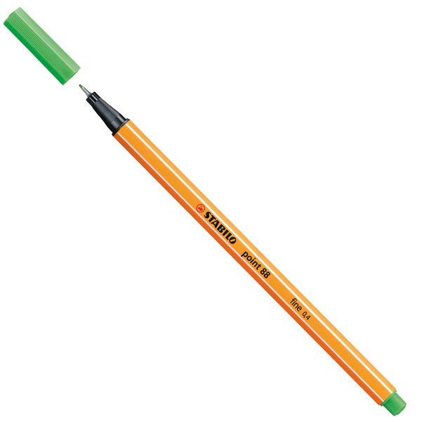 MD_57150 Fineliner Point 88 - tratto 0,4 mm - verde chiaro 43 - Stabilo - immagine 1