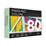 Carta Fabriano Colore - A3 - 80 gr - colori tenui verde chiaro - Fabriano - conf. 250 fogli