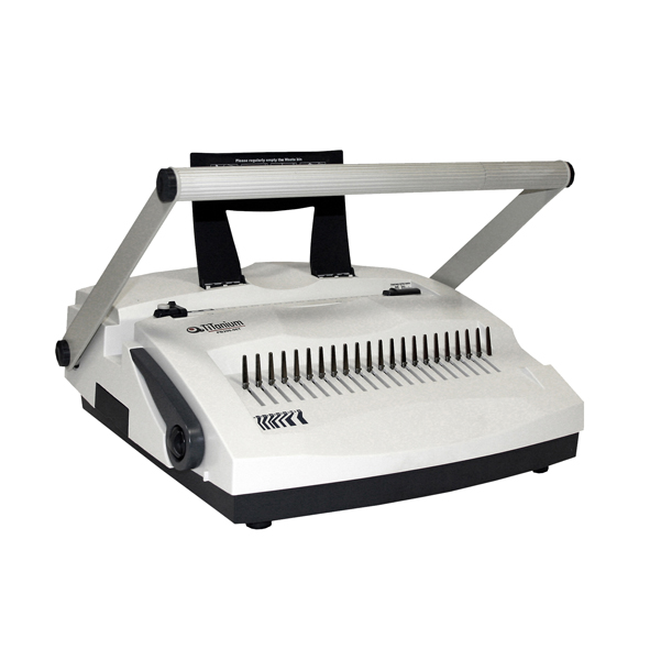 MD_57378 Rilegatrice C21+4 - manuale - combinata - Titanium - immagine 1