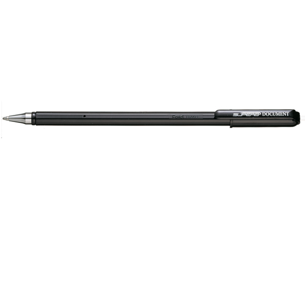 MD_57681 Penna a sfera con cappuccio Superb Document - punta 1,0mm - nero - Pentel - immagine 1