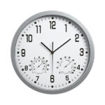 Orologio da parete Weather Station 3217 - diametro 35 cm - bianco - Lebez