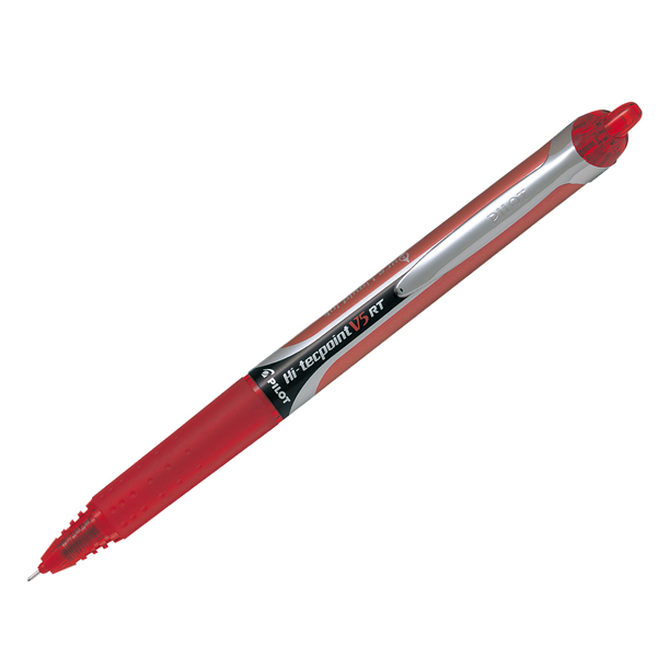 MD_59142 Roller a scatto Hi Tecpoint V5 RT - punta 0,5mm - rosso - Pilot - immagine 1