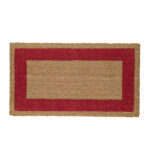 Zerbino Cocco - 45 x 80 cm - fondo in vinile - rosso - Velcoc