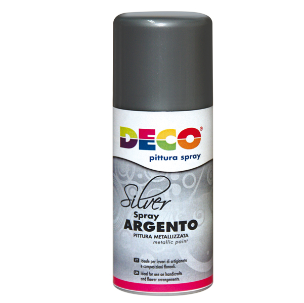 MD_61060 Vernice spray - 150ml - argento - DECO - immagine 1
