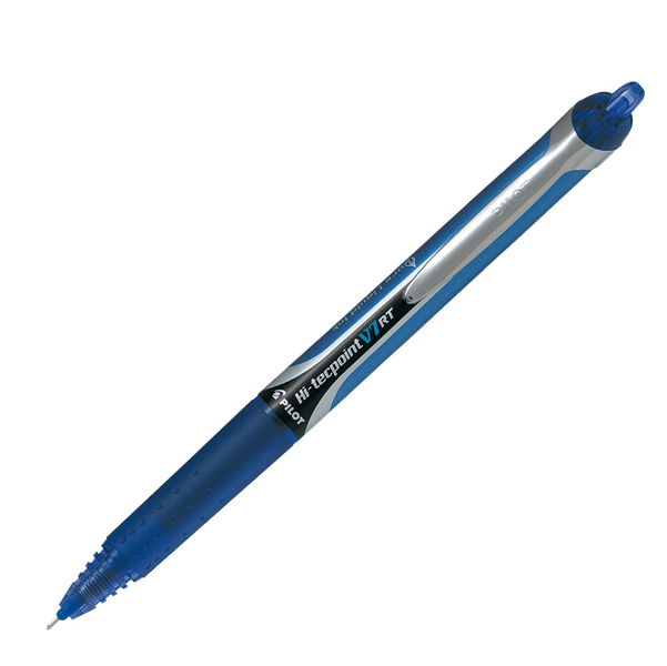 MD_61064 Roller a scatto Hi Tecpoint V7 RT - punta 0,7mm - blu - Pilot - immagine 1