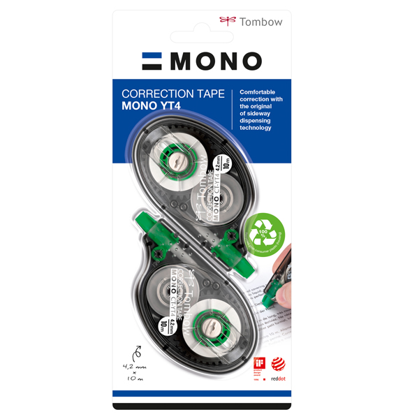 MD_61262 Correttore a nastro - 4,2mm x 10mt - Tombow - conf. 2 pezzi - immagine 1
