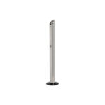 Portacenere da terra - da esterno - diametro 18 cm - H 90 cm - acciaio inox