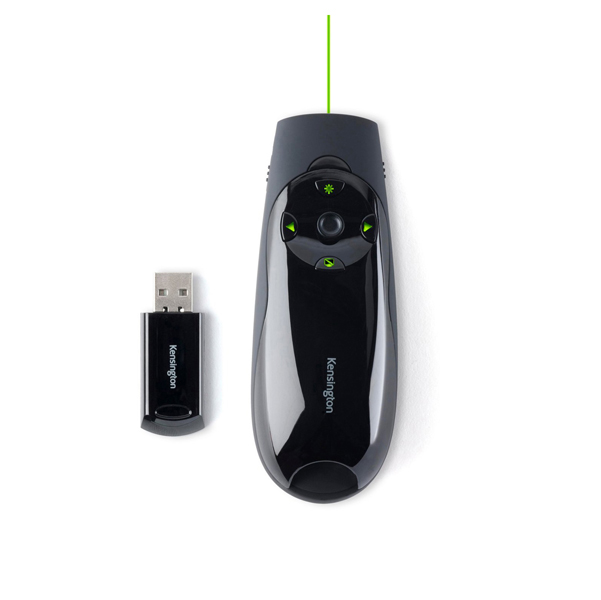 MD_61304 Telecomando Presenter Expert con puntatore laser verde - Kensington - immagine 1