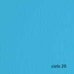 Cartoncino Elle Erre - 50 x 70 cm - 220 gr - cielo 120 - Fabriano - blister 20 fogli
