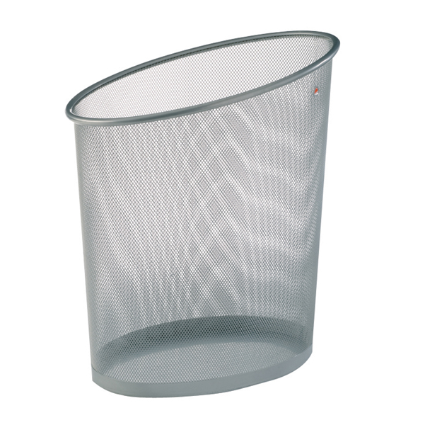 MD_61920 Cestino gettacarte Mesh - 18 L - rete metallica - argento - Alba - immagine 1