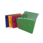 Portadocumenti a soffietto Ice - 6 tasche - 22 x 30 cm - PP - colori assortiti - Rexel