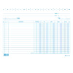 Schede dare/avere/saldo/iva - 17 x 24 cm (orizzontale) - Edipro - conf. 100 pezzi