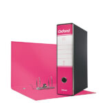 Registratore Oxford G85 - dorso 8 cm - protocollo 23 x 33 cm - fucsia - Esselte