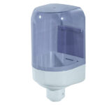 Dispenser asciugamani a spirale Prestige -  formato Mini -  16,6x18,5x29,3 cm - bianco/azzurro trasparente - Mar Plast