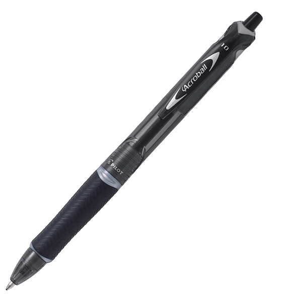 MD_64348 Penna a sfera a scatto Acroball Plastic Begreen - punta 1,0mm - nero - Pilot - immagine 1