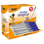 Penna a sfera Cristal - punta media 1,0mm - blu  - Bic - conf. 90+10 pezzi