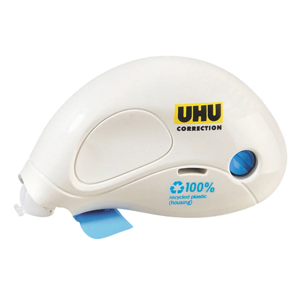 MD_64400 Correttore a nastro Compact Correction - 5 mm x 10 mt - plastica riciclata - Uhu - immagine 1