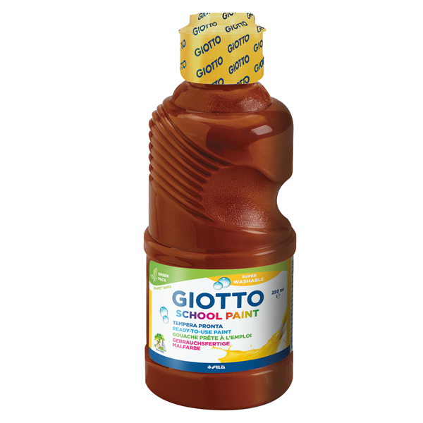 MD_64465 Tempera pronta - 250ml - marrone - Giotto - immagine 1