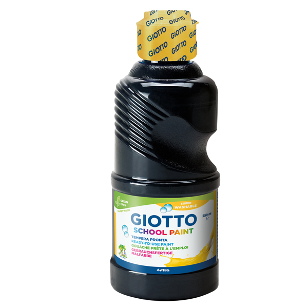 MD_64466 Tempera pronta - 250ml - nero - Giotto - immagine 1