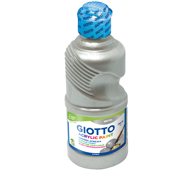 MD_64468 Tempera pronta acrilica - 250ml - argento - Giotto - immagine 1