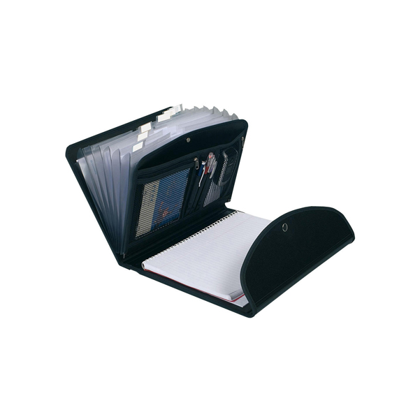 MD_64493 Classificatore Exafolio Exactive - 6 scomparti - PPL - 25,5x33 cm - nero - Exacompta - immagine 1