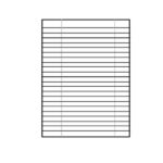 Carta uso bollo - A4 - 80 gr - 1 rigo - c/margine - bianco - Sabacart - conf. 500 fogli