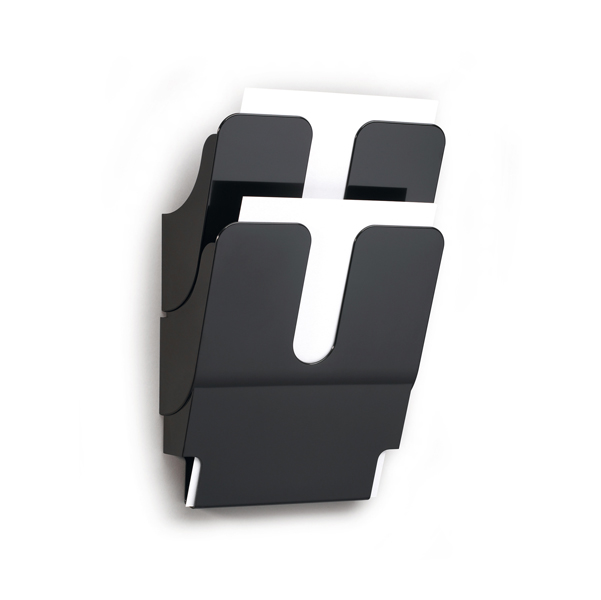 MD_65236 Display da parete Flexiplus - 2 tasche A4 - nero - Durable - immagine 1