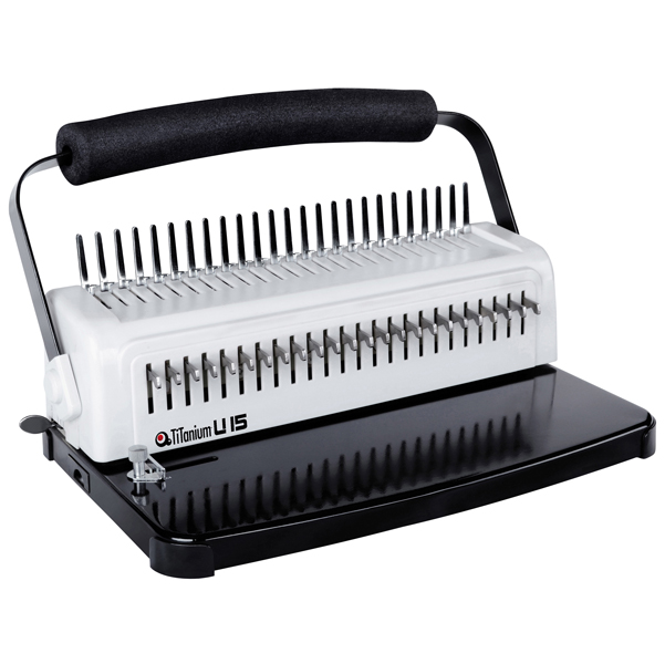 MD_65317 Rilegatrice U15 - manuale - Titanium - immagine 1