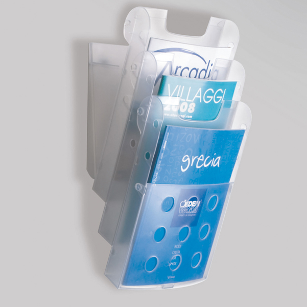 MD_65542 Vaschette portariviste da parete - Tecnostyl - set 3 tasche A4 - immagine 1