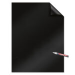 Fogli elettrostatici Magic Chart - 60 x 80 cm - nero - Legamaster - rotolo da 25 pezzi