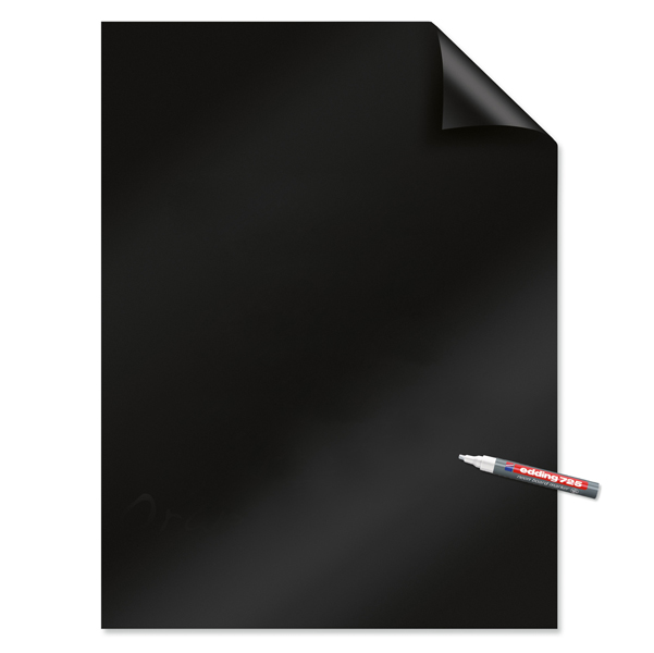 MD_67704 Fogli elettrostatici Magic Chart - 60 x 80 cm - nero - Legamaster - rotolo da 25 pezzi - immagine 1
