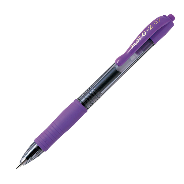 MD_67839 Roller gel a scatto G-2+ - punta 0,7mm - viola - Pilot - immagine 1