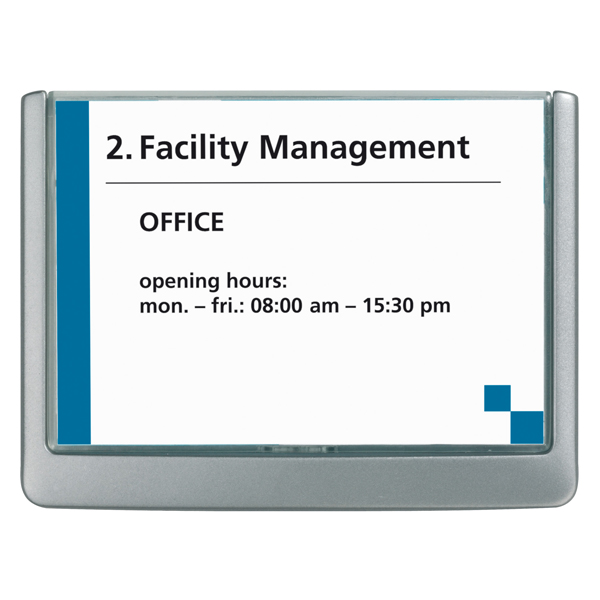 MD_67864 Targa per porte/pareti Click Sign - 14,9 x 10,6 cm - Durable - immagine 1